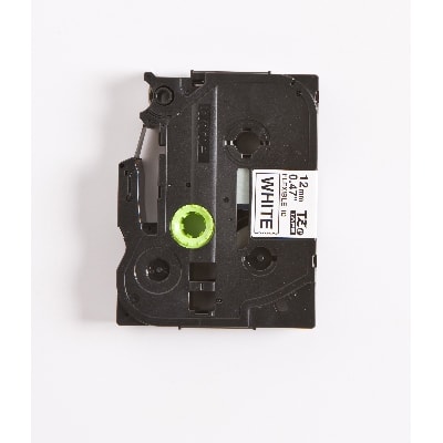 BROTHER Flexibele tape TZE-FX231 - 12mm - Black/White TZEFX231