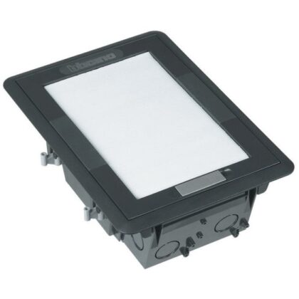 BTICINO Vloerdoos + deksel Interlink inbouw - voor 8/10 modules Magic/Living/Light/Tech 150701