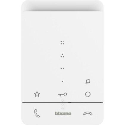BTICINO Videoparlofonie - binnenpost Classe100A16E audio handenvrij kleur wit 344282