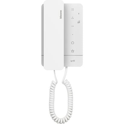 BTICINO Videoparlofonie - binnenpost Classe100A16M audio met hoorn kleur wit 344292