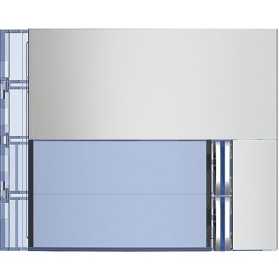 BTICINO Afwerking Alu 2 drukknoppen New Sfera buitenpost 352021