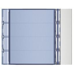 BTICINO Frontplaat New Sfera voor 352000 4 drukknoppen All Metal 352041