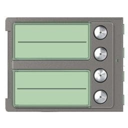 BTICINO Frontplaat voor 352000 4 drukknoppen Robur 352045