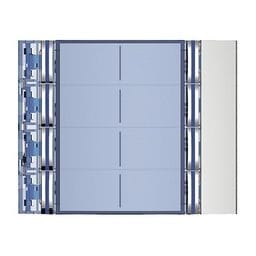 BTICINO Frontplaat New Sfera voor 352100 8 drukknoppen All Metal 352181