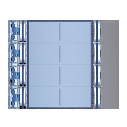 BTICINO Frontplaat voor 352100 8 drukknoppen All Street 352183