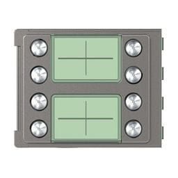 BTICINO Frontplaat voor 352100 8 drukknoppen Robur 352185