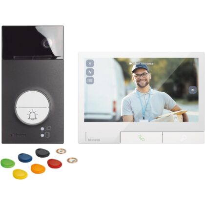 BTICINO Kit Linea 3000 zwart en Classe 300X witte kleur 363942