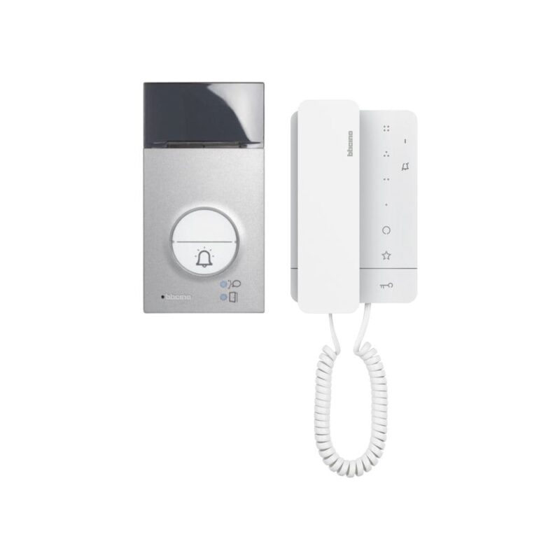 BTICINO AV - Audiokit met 1 drukknop Linea 3000 + Classe100A16M 364231
