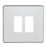 BTICINO Afdekplaat Magic - 2 modules - voor ref. 500S/2 en ref. 500S/2V - Oxydal 500/2/X