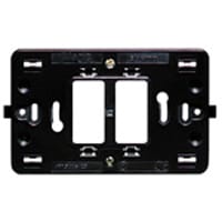 BTICINO Modulehouder Magic - voor 2 modules (ruimte 3 modules) - met spanklauwen 500S/23