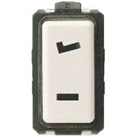 BTICINO Stopcontact Magic - gepolariseerd - tweepolig - 24 V - 1 module 5020N