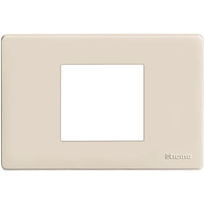 BTICINO Afdekplaat Magic - 2 modules - voor ref. 503S/2A - Ivoor 503/23A/R
