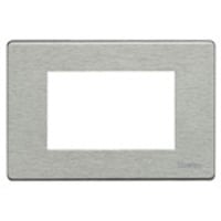 BTICINO Afdekplaat Magic - 3 modules - voor ref. 503SA - Aluminium 503/3A/AL