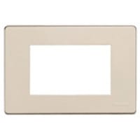 BTICINO Afdekplaat Magic - 3 modules - voor ref. 503SA - Ivoor 503/3A/R
