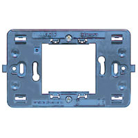 BTICINO Modulehouder Magic - voor 2 modules (vierkantig) - met schroeven 503S/2A