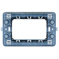 BTICINO Modulehouder Magic - voor 3 modules (vierkantig + 1) - met schroeven 503SA