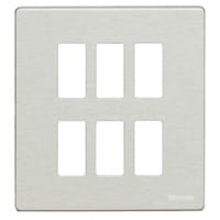 BTICINO Afdekplaat Magic - 6 modules - voor modulehouder ref. 506LS - Ivoor 506/6/R