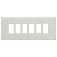 BTICINO Afdekplaat Magic - 6 modules - voor modulehouder ref. 506S - Ivoor 506L/6/R