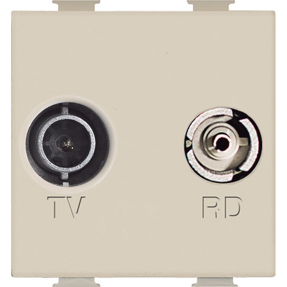 BTICINO Magic TV/R ctdoos kabelnetwerk Telenet 2 mod ivoor A5211M2C