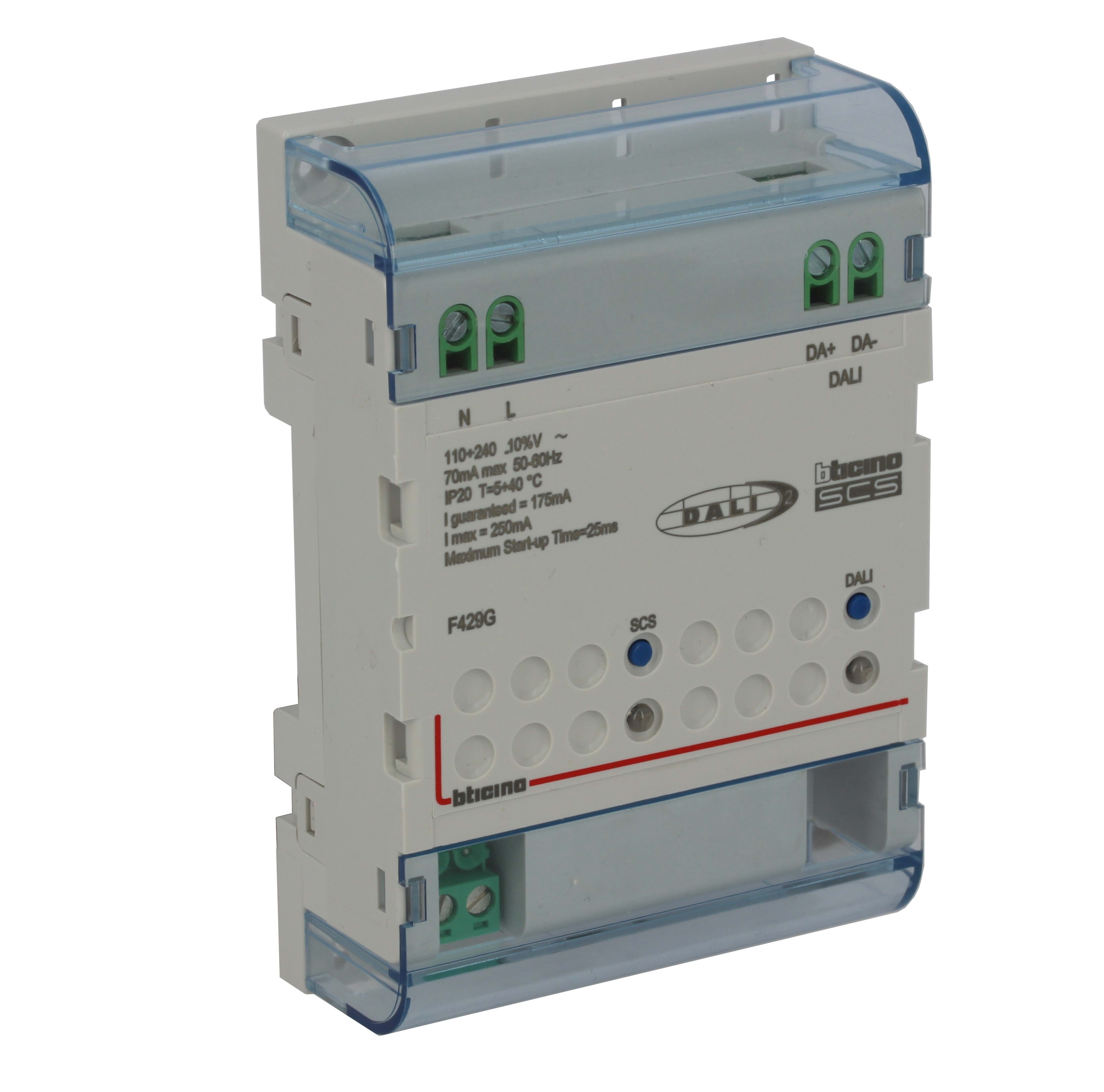 BTICINO MyHOME - DALI dimmer adresseerbaar 64 armaturen F429G