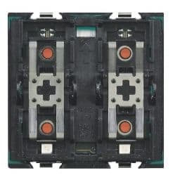 BTICINO My Home bedieningselement Axolute - voor 1 of 2 bedieningen - 2 modules H4652/2