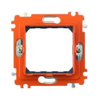 BTICINO Houder Axolute - voor 2 modules - hartafstand 57 en 71mm - schroefbevestiging H4702B