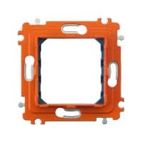 BTICINO Houder Axolute - voor 2 modules - hartafstand 57 en 71mm - spanklauwbevestiging H4702BG