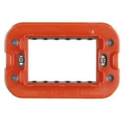 BTICINO Houder Axolute - voor 3 modules - schroefbevestiging H4703