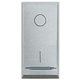 BTICINO Schakelaar Axolute - tweepolig - 250 V - 20 A - lichtgrijs - 1 module HC4002