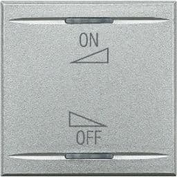 BTICINO Toets My Home voor Axolute - met symbool ON-OFF regeling - lichtgrijs HC4911/2AI