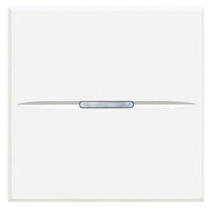 BTICINO Axolute - drukkn axiaal NO 1P 10A 2 modules - wit HD4005M2AN