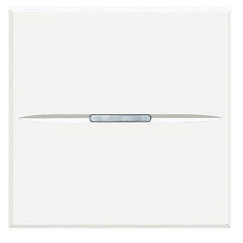 BTICINO Axolute - drukkn axiaal NO 1P 10A 2 modules - wit HD4005M2AN