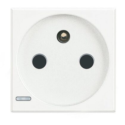 BTICINO Axolute ctdoos 2P+A 16A 250V steekklem 2 mod wit HD4142AN