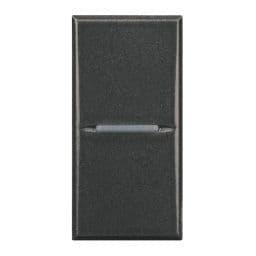 BTICINO Kruisschakelaar Axolute - 1P - 250 V - 16 A - donkergrijs - 1 module HS4004