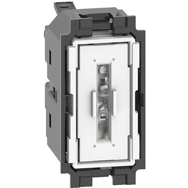 BTICINO Living NOW wisselschakelaar 10AX- steekklemmen-samenstelbaar- 1 module K4003A
