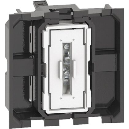 BTICINO Living NOW wisselschakelaar 10AX steekklemmen-samenstelbaar- 2 modules K4003M2A