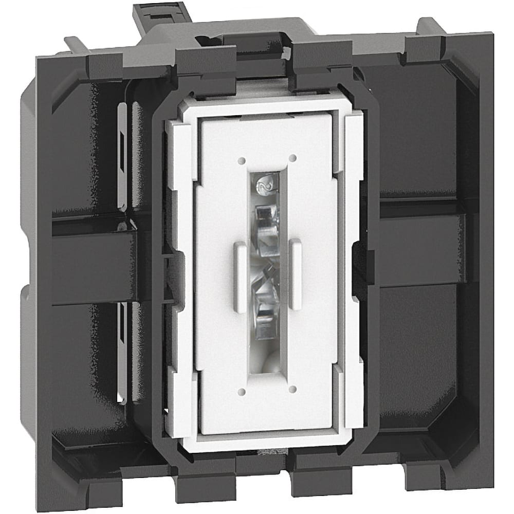 BTICINO Living NOW wisselschakelaar 10AX steekklemmen-samenstelbaar- 2 modules K4003M2A