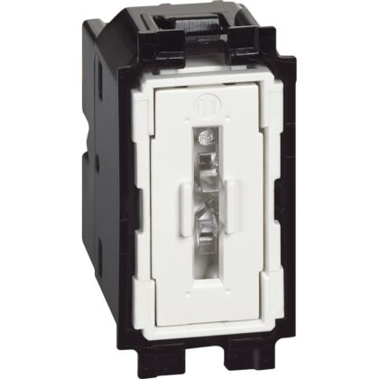 BTICINO Living NOW drukknop 10AX steekklemmen-samenstelbaar- 1 module K4005A