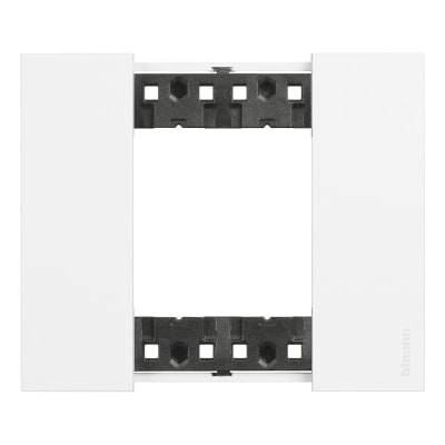 BTICINO Living Now afdekplaat 2 modules wit voor houder ref K4702 KA4802KW
