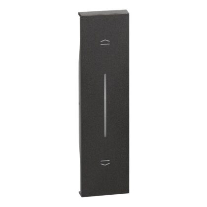 BTICINO Living Now toets voor rollluik zwart 1 module voor rolluikbediening KG05