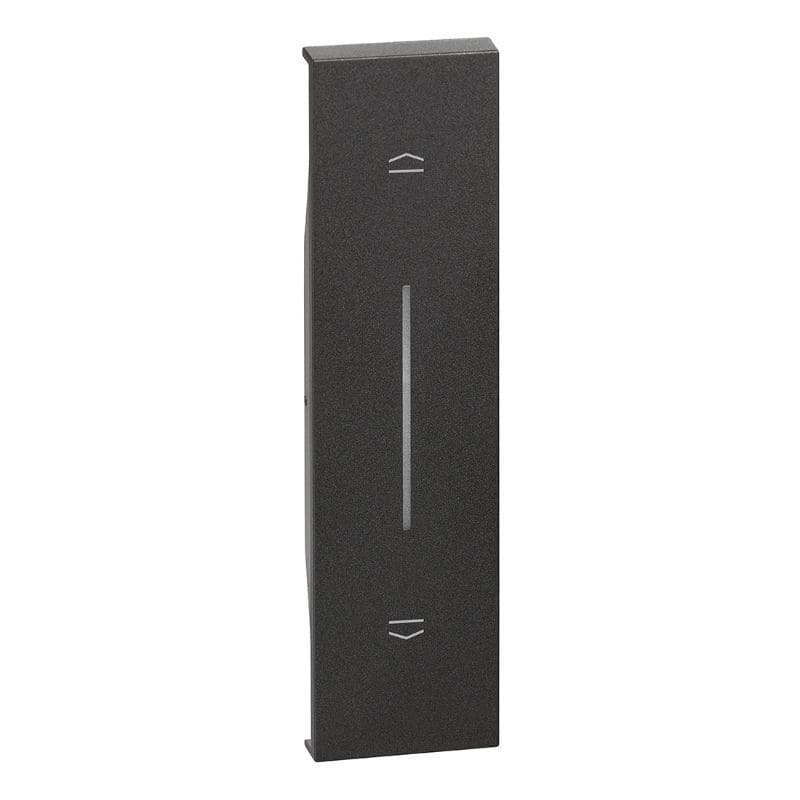BTICINO Living Now toets voor rollluik zwart 1 module voor rolluikbediening KG05