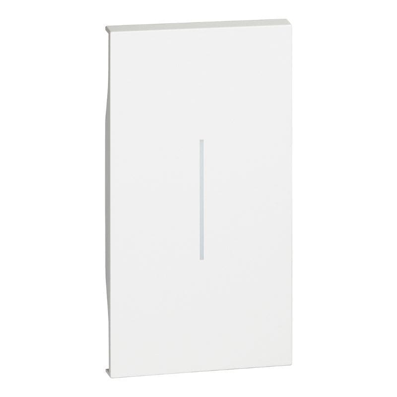 BTICINO Living Now standaard toets wit 2 modules voor bedieningen KW01M2