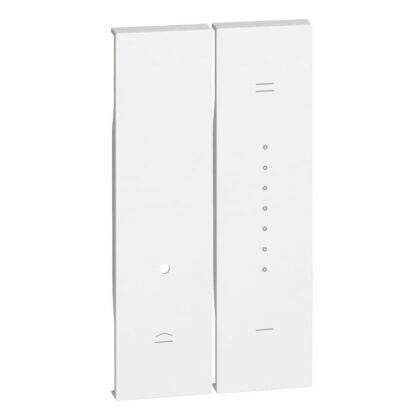BTICINO Living Now toets dimmer wit 2 modules voor dimmer-schakelaar KW19