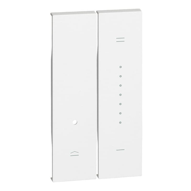 BTICINO Living Now toets dimmer wit 2 modules voor dimmer-schakelaar KW19
