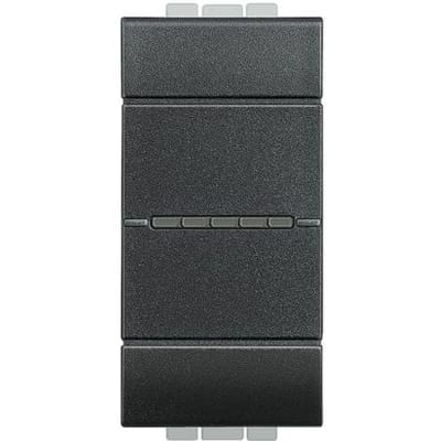 BTICINO LL - enkelp schak axiaal 10A 1 module - antraciet L4051AN