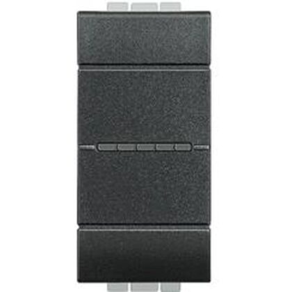 BTICINO LL - drukknop axiaal NO 10A 1 module - antraciet L4055AN