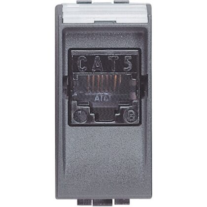 BTICINO Connector RJ 45 Living UTP - cat. 6 - type Avaya (AT & T) - 1 module L4261AT6