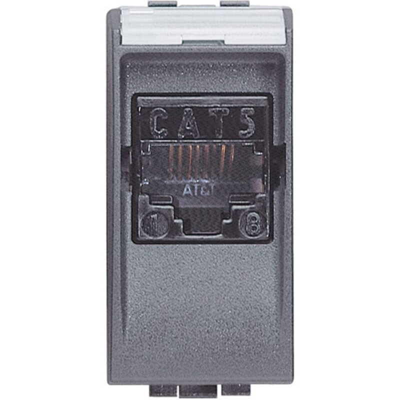BTICINO Connector RJ 45 Living UTP - cat. 6 - type Avaya (AT & T) - 1 module L4261AT6
