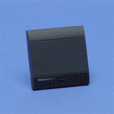 BTICINO Toets drukknop Living - 2 modules - verlichtbaar - zwart L4915/2