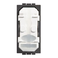 BTICINO LivingLight -  Drukknop 1P NO 10A 250V 1 module steekklemmen zonder toets LN4005A